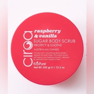 ❤️CIROA❤️Raspberry & Vanilla Sugar Body Scrub/21.1 oz/NIP